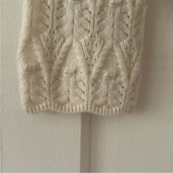 Elegant 100% Cashmere Cream cardigan - Picture 6 of 6